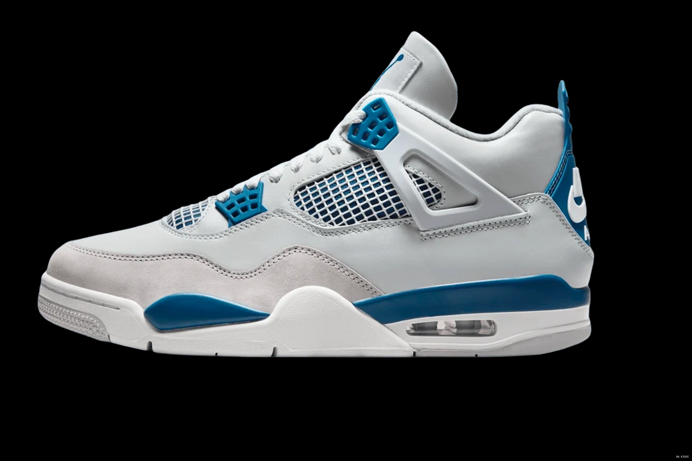 Blue Retro Jordan 4 2024 Military 0809